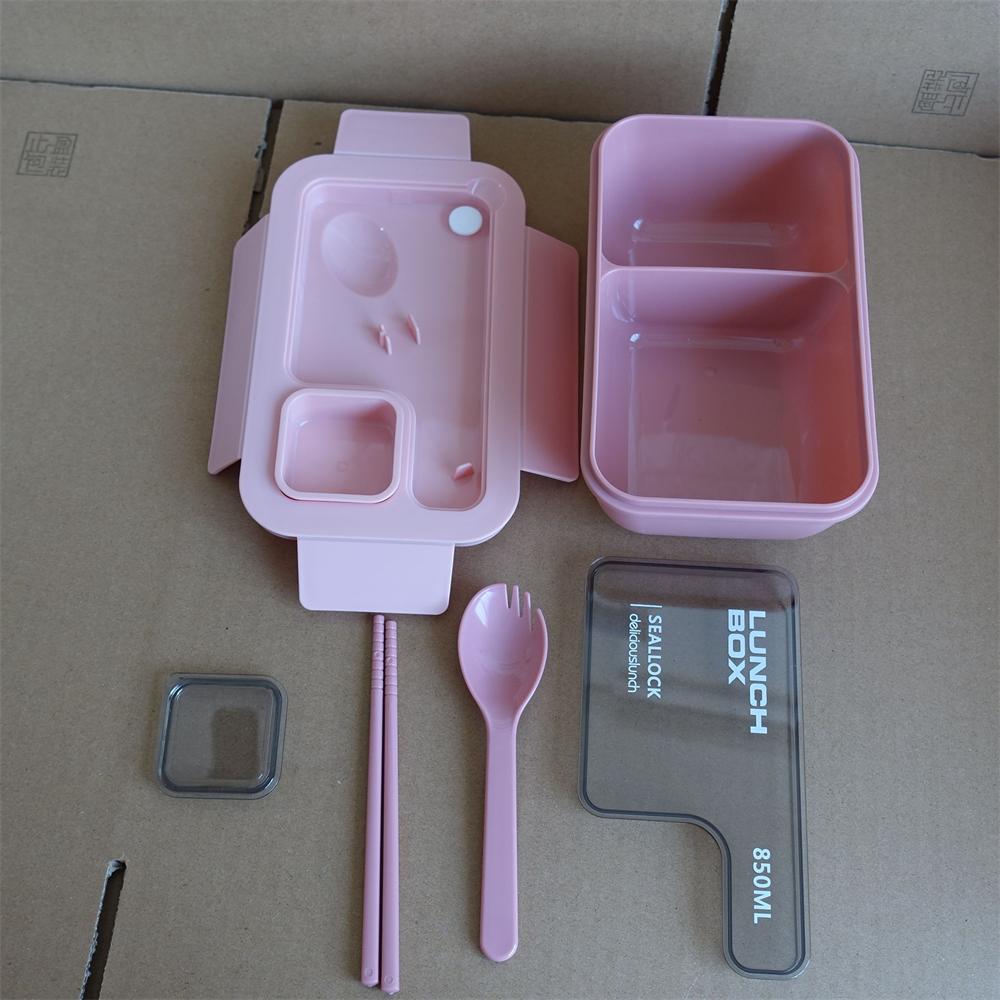 Light Lunch Box No Side Leakage Can Be Microwave Pocket Convenient Easy To Clean Ventilation Hole Position Simple Bento Box Seal