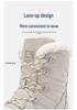 Women's Winter Mountaineering Boots - Warm, Thickened, Plus Velvet Snow Shoes for Outdoor Use.