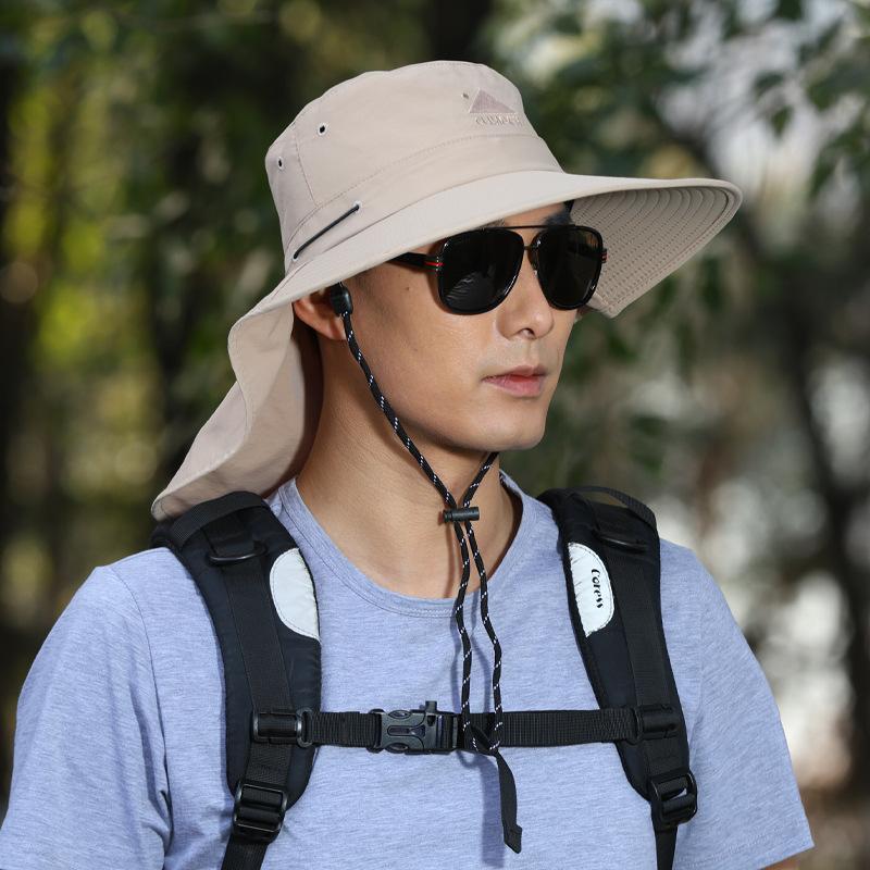 

Мужская летняя дышащая солнцезащитная шляпа в стиле вестерн, шляпа ковбоя для улицы, шляпа для хайкинга и альпинизма, быстросохнущая, ветрозащитная, для рыбалки average size