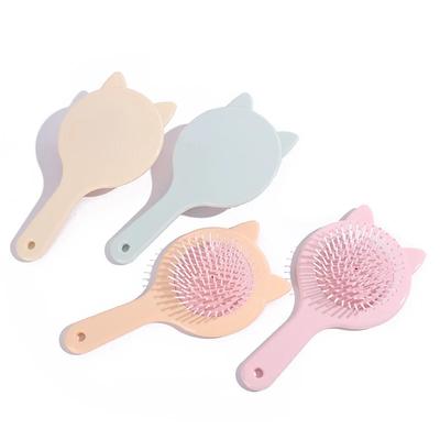 Cute Cartoon Cat Ear Comb Air Cushion Small Comb Head Massage Women Girls Combs Salon Hairdressing Hair Brush Hair Care Brush