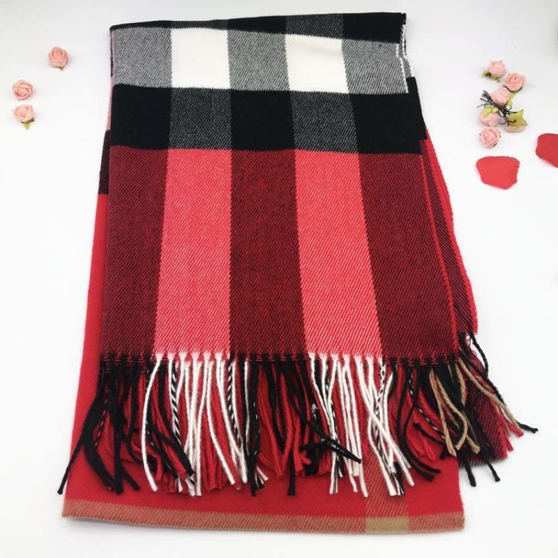 New autumn and winter wind classic babag color yang sticky cashmere scarf shawl couple scarf women
