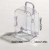 1PC Mini Suitcase Storage Box, Simple and Movable Jewelry Desktop Organizer Box, Candy Box