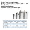 CV-10HS 15HS 20HS 25HS With 6mm 8mm 10mm 12mm Connector Vacuum Generator Suction Cup Negative Pressure Control Vacuum Valve