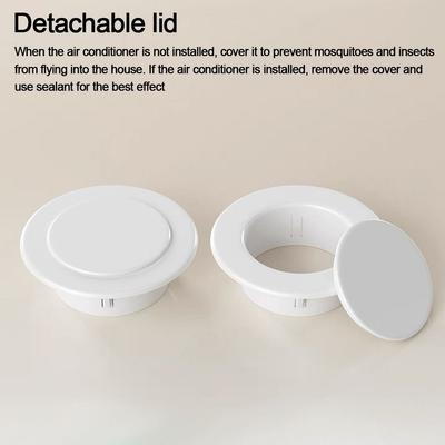 Split Type Air Conditioning Pipes Cover Plastic Hole Cover Plug Cable Passage
