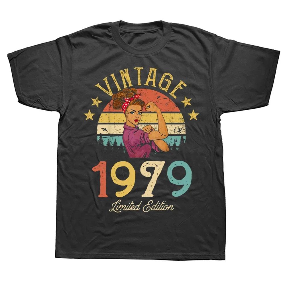 Design Street Wear Short Sleeve Birthday Gift Summer Style T-shirt Men's Wear Novelty Retro 1976 Make Personality Casual 1979