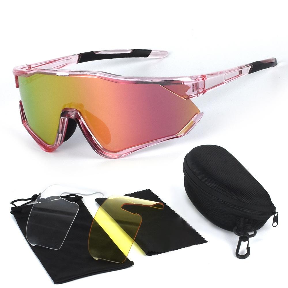 Large Frame Outdoor Cycling Glasses Men's and Women's Sunglasses Windproof Sand Mountain Cycling Sunglasses Sports Goggles