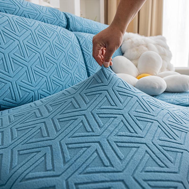 Elastic Sofa Cover Cushion Cover Sofa Hat Solid Color Sofa Cover All-inclusive Four Seasons Universal Cover Sofa Cushion Cover