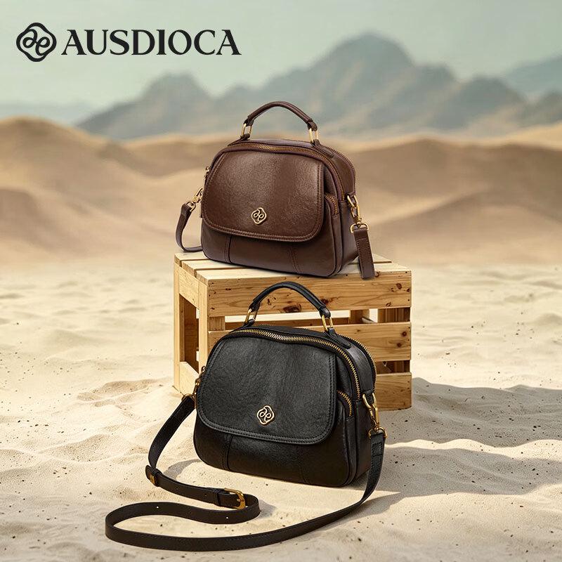 Aodijia Women's Genuine Leather Small Handbag
