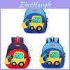 Cartoon Construction Vehicle Backpack For Toddlers With Breathable Oxford Fabric For Kindergarten Kids