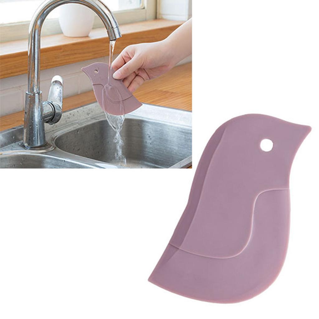 Penguin Shaped Scraper Kitchen Dish Pot Plate Oil Scraper Multipurpose Soft Squeegee Tool