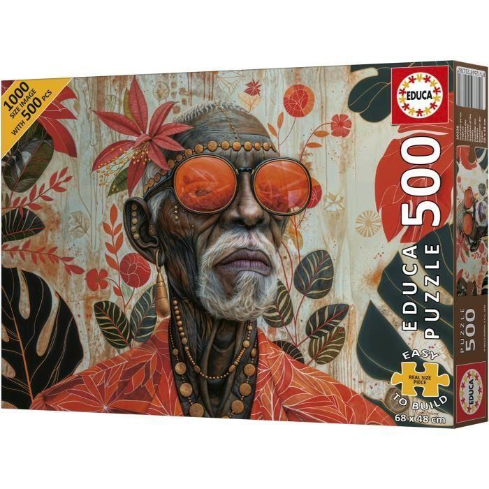 Puzzle - EDUCA - Guardian of the Tropics - 500 Pieces - Landscape and Nature - 68 X 48 Cm