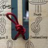 Knoten-Trainingsbrett lernen, 16 Knoten, Bindeübungsbrett aus Holz, Anfänger-Riffe, quadratische Knoten, praktisches Lernbrett, Geschenk für Outdoor-Camping-Liebhaber