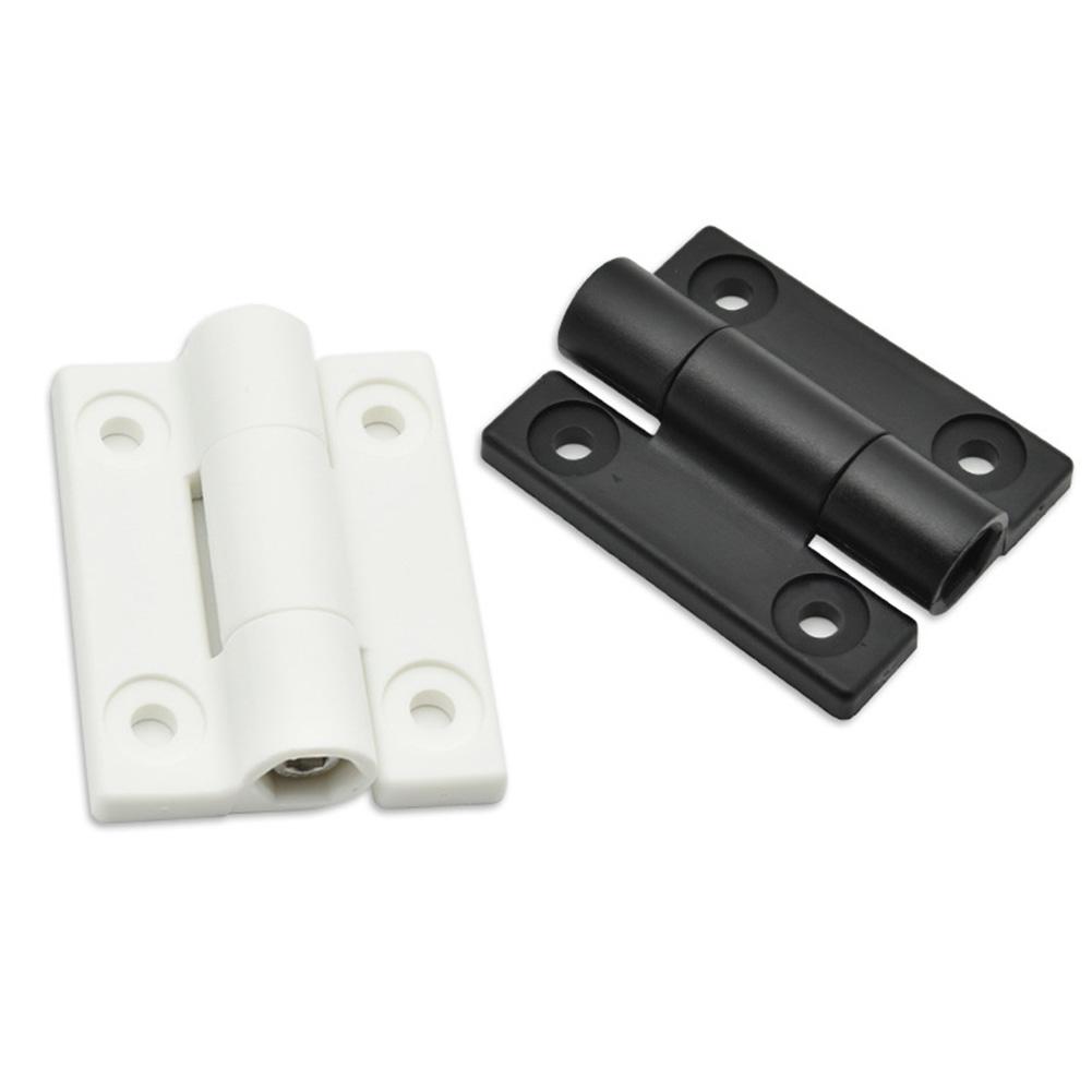 2pcs Hinges DIY Damped Rotary Shaft Adjustable Torque Hinge with Any Stop Positioning for Cabinets Electrical Panels Furniture
