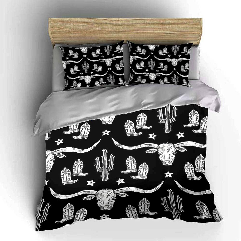 Western spirit's bold charm Bedding sets Duvet covers Pillowcases(1* Duvet Cover 2* Pillowcases without duvet insert)