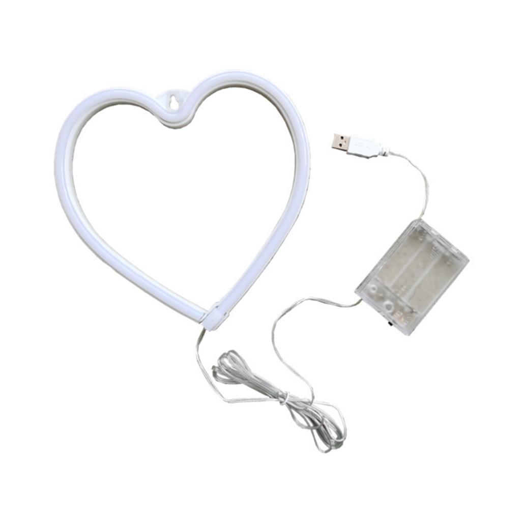 LED Small Love Neon Light Colored Light Shape Light Proposal Birthday Atmosphere Light Room Decoration Bedroom Layout