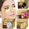 10 Pair Gold Masks Crystal Collagen Eye Mask Anti-Aging Wrinkles Face Care Mask Eye Patches Eliminates Dark Circles Fine Lines Gel Pads