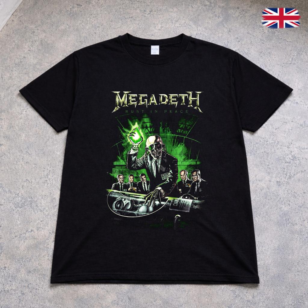Megadeth Rust In Peace T Shirt Thrash Metal Band Tee Adults Kids Black