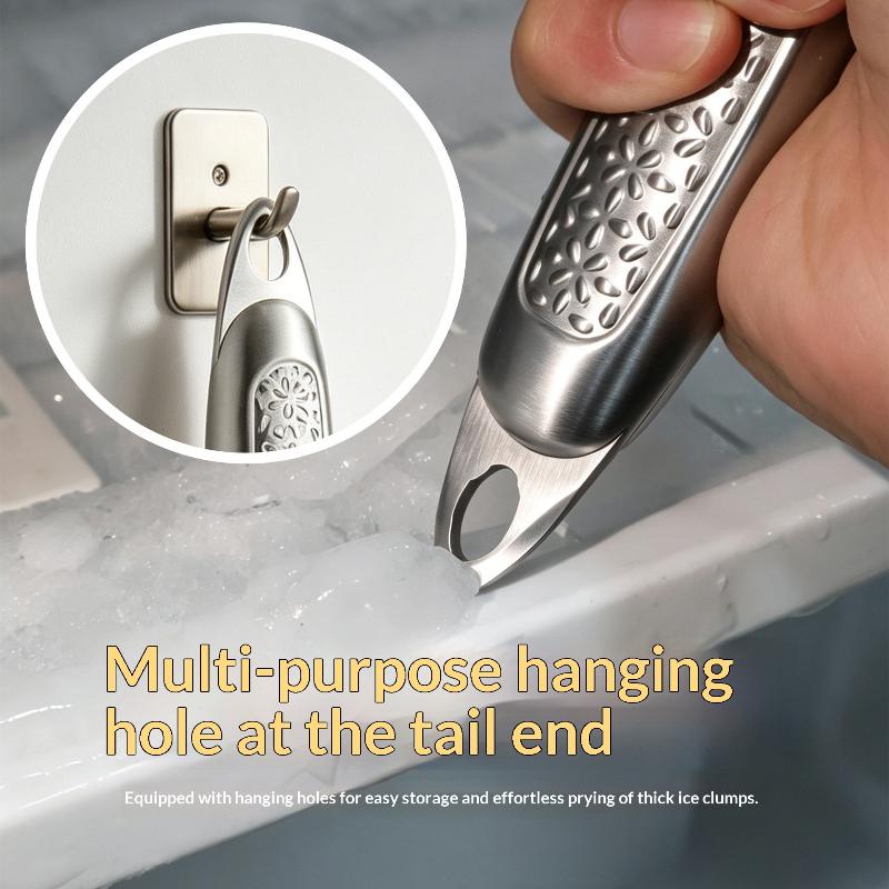 Stainless Steel Freezer Deicers Refrigerator Deicers Ice Scraper Defrost Cleaning Shovel Household Cleaning Gadget Removal Scoop