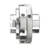VEVOR Mandrino per Tornio per Legno da 4 Pollici, a 4 Ganasce, Autocentrante, Set Mandrino per Tornitura Legno con Filettatura 1" x 8TPI e Adattatore, 4 Ganasce Rotonde/Graduate/a Perno, Custodia