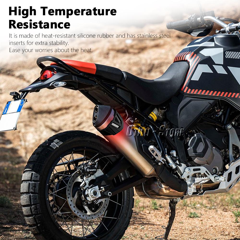 Motorcycle Exhaust Muffler Pipe Protector Heat Shield Guard Anti-scalding Cover For Ducati Desert X DesertX DESERT X Rally