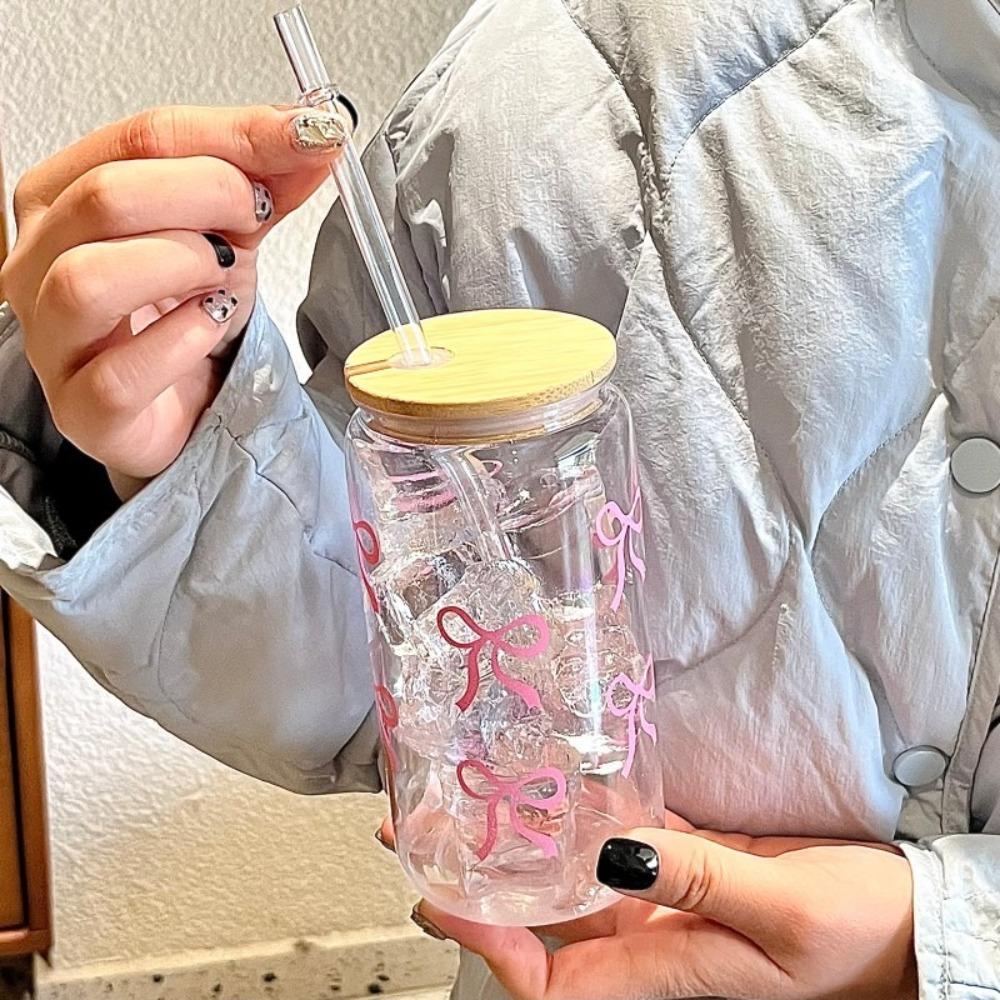 Heat-resistant Water Cup Large Capacity Coffee Cup Simple Milk Tea Cup  for Students