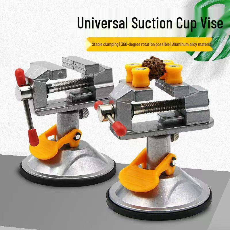Universal Multi-Functional Mini Bench Vise with Suction Cup