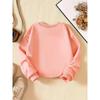 Kids Sweatshirt Crew Neck Sweatshirt with Creative Letter Pattern, Fashion Casual Sportswear for Daily, Party, Vacation Gift, Spring and Autumn