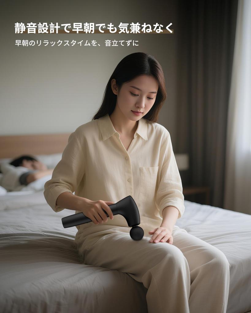 Myofascial Release Gun Reaches the 10mm 5 Vibration Replaceable Up to 10 Hours of Continuous 4 Storage Bag Handy Gun for Total Body Perfect Vitalshe