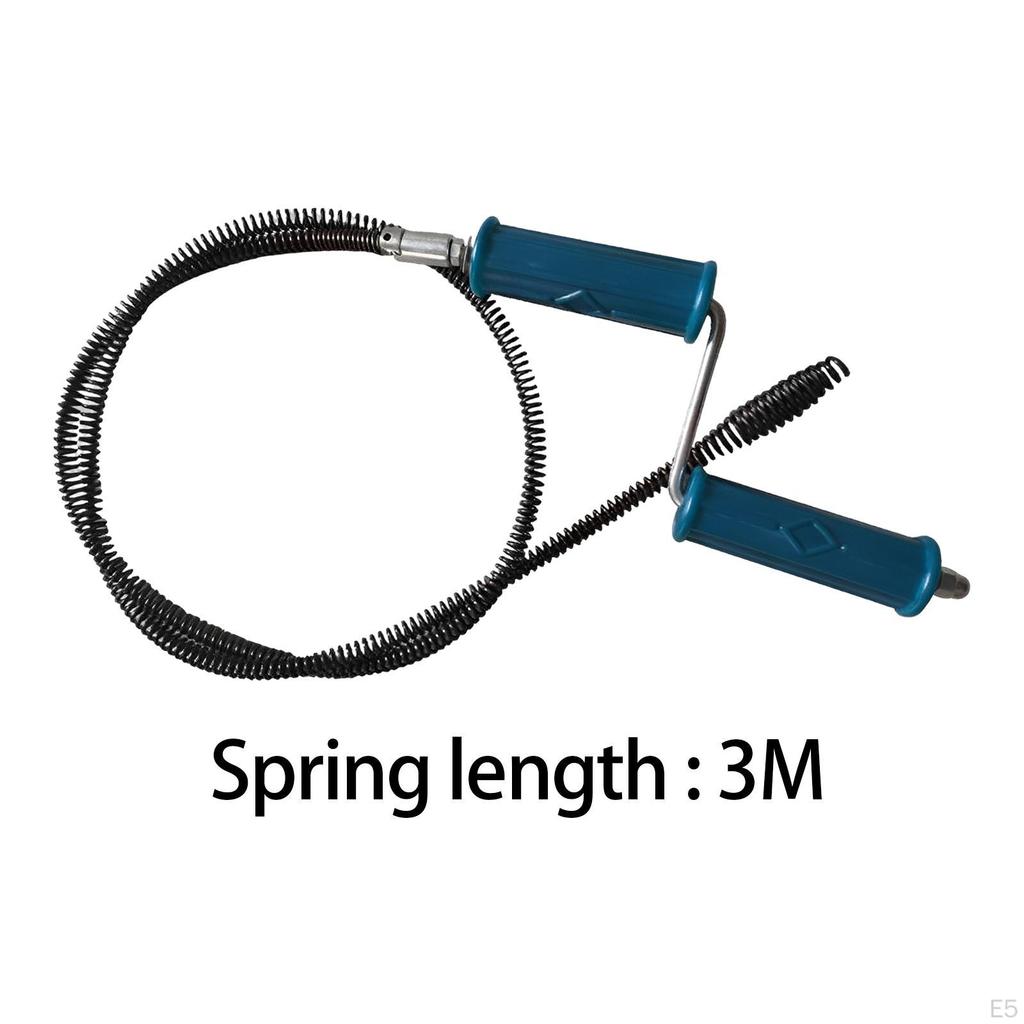 Drain Cleaner Hair Collecting Durable Steel Wire Pipeline Clogged Remover Pipe Dredging Tools