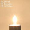 Halogen Bulbs G4 35W 12V, Warm White 2800K, Dimmable Transparent Capsule 10 Pieces