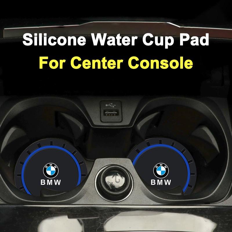 2PCS Car Cup Pad High-quality Silicone Coaster Non-slip Mat For BMW F25 F26 F16 F15 F34 F07 F40 F10 F45 F46 G20 G22 G23 G12 F13