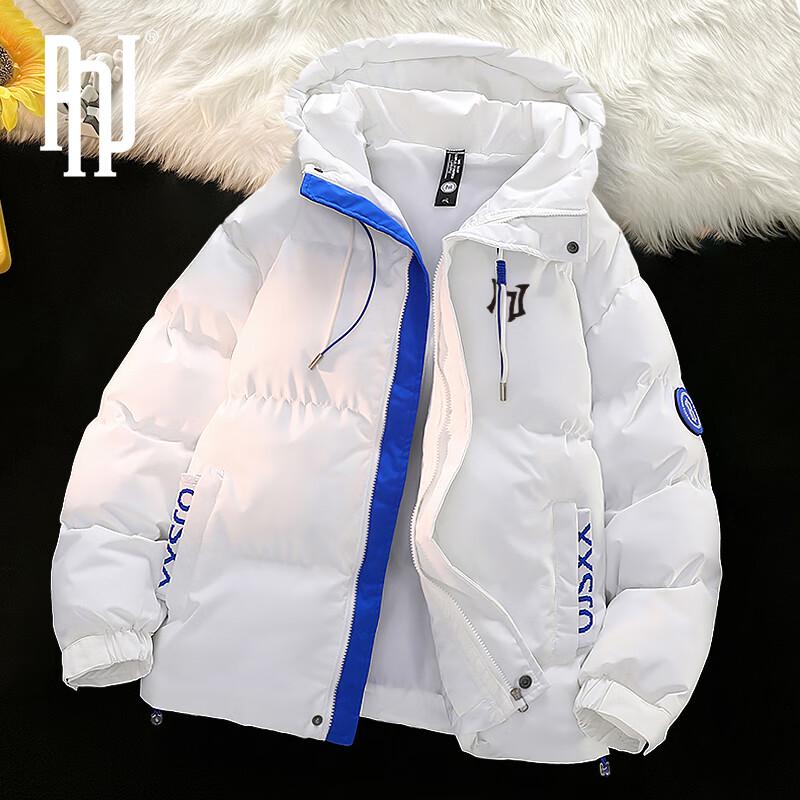 

PNJ Men s Autumn/Winter Hooded Padded Jacket L