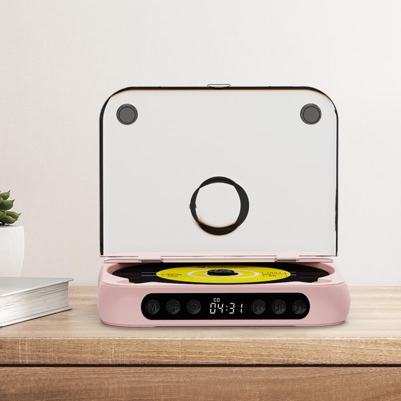 New Bluetooth Portable Mini CD Player - Stylish and Compact Walkman for Students