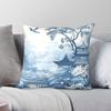Pagode im Wald Chinoiserie Kissenbezug Polyester Leinen Samt Kreativ Reißverschluss Dekoration Dekokissenbezug Bettkissenbezug