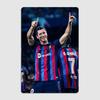 Robert Lewandowski Piłkarz Retro Plakaty Metalowy Plakat Znak Pubu Garaż Klub Bar Wnętrze Ściana Dekoracja Pokoju Wystrój Domu