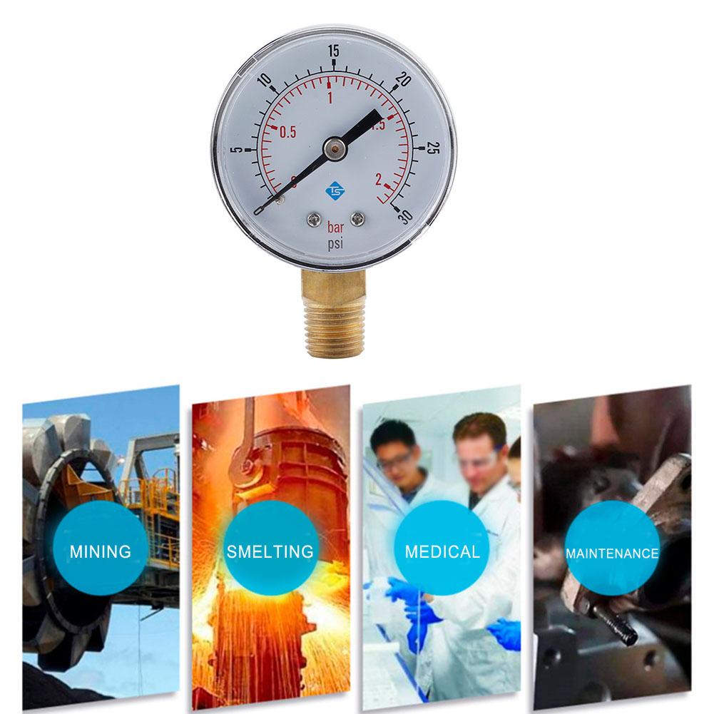 Messgerät Manometer TS-Y504 Wasser Öl 0-100 psi 0-15 psi