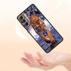 Tiger Leopard Fashion Phone Case For Samsung Galaxy S26 Ultra S25 Plus S24 FE S23 S22 5G S21 S20 Cover Black Soft