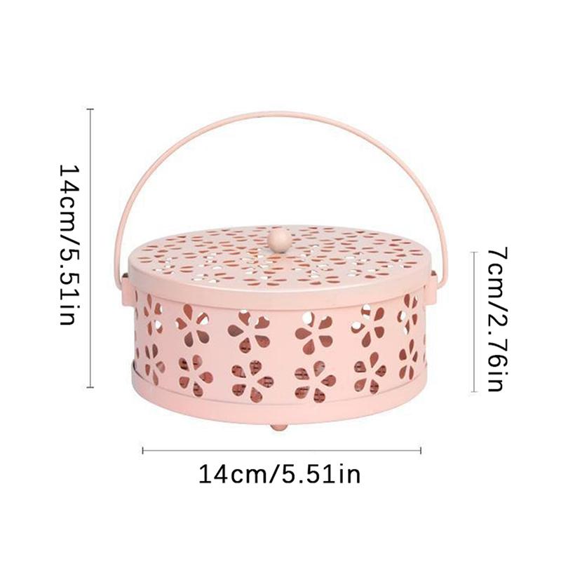 Portable Mosquito Coil Tray Holder Home Insect Repellent Anti-Fire Sandalwood Incense Burner Anti-Mosquito Supplies