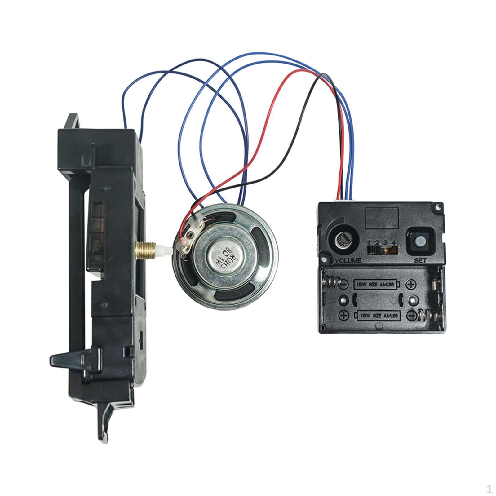 

Pendulum Clock Movement Kits Making Replacement Parts Music Box Speaker No Hands
