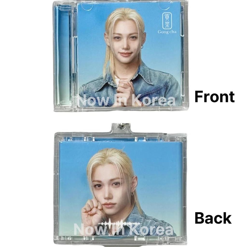 STRAY KIDS FELIX X GONGCHA OFFICIAL VOICE KEYRING Limited Edition