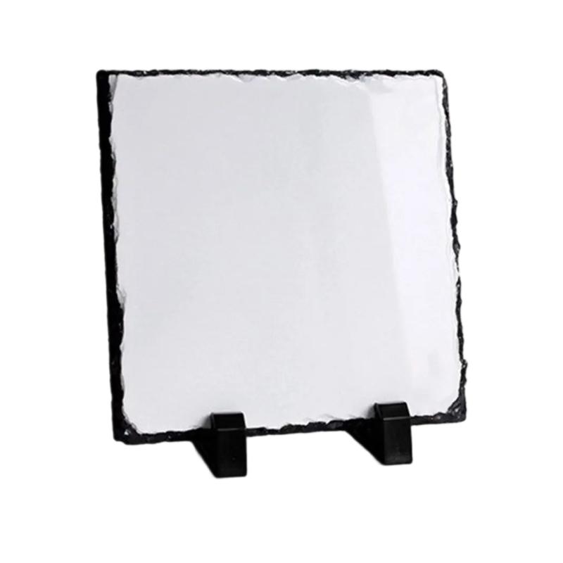 Sublimations Blank Rock Photo Slates for Diy Photo Print Small Wood Picture Frames Stone Photo Frames for Home Decoration