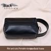 Compact PU Makeup Bag - Portable Handheld Storage & Coin Purse
