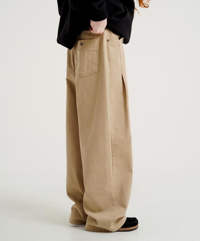 WV PROJECT Leadline Cotton Pants Beige Jnlp7760
