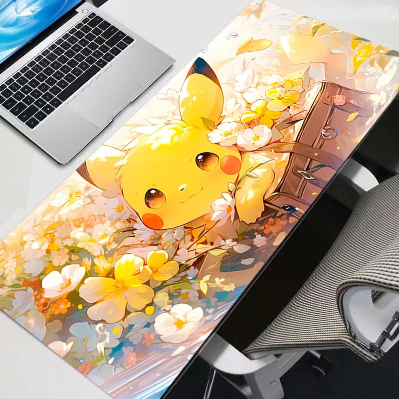 Tappetino Mouse Pokemon Pikachu Professionale Giocatori eSports Bordo Lock Speed Tappeto Gomma Mousepad Scrivania Gioco Tappetino Tastiera