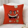 C-cuphead Anime Pillow Case Pillowcase, Double-sided Printed, Sofa Cushion, Bedroom Headboard Pillow