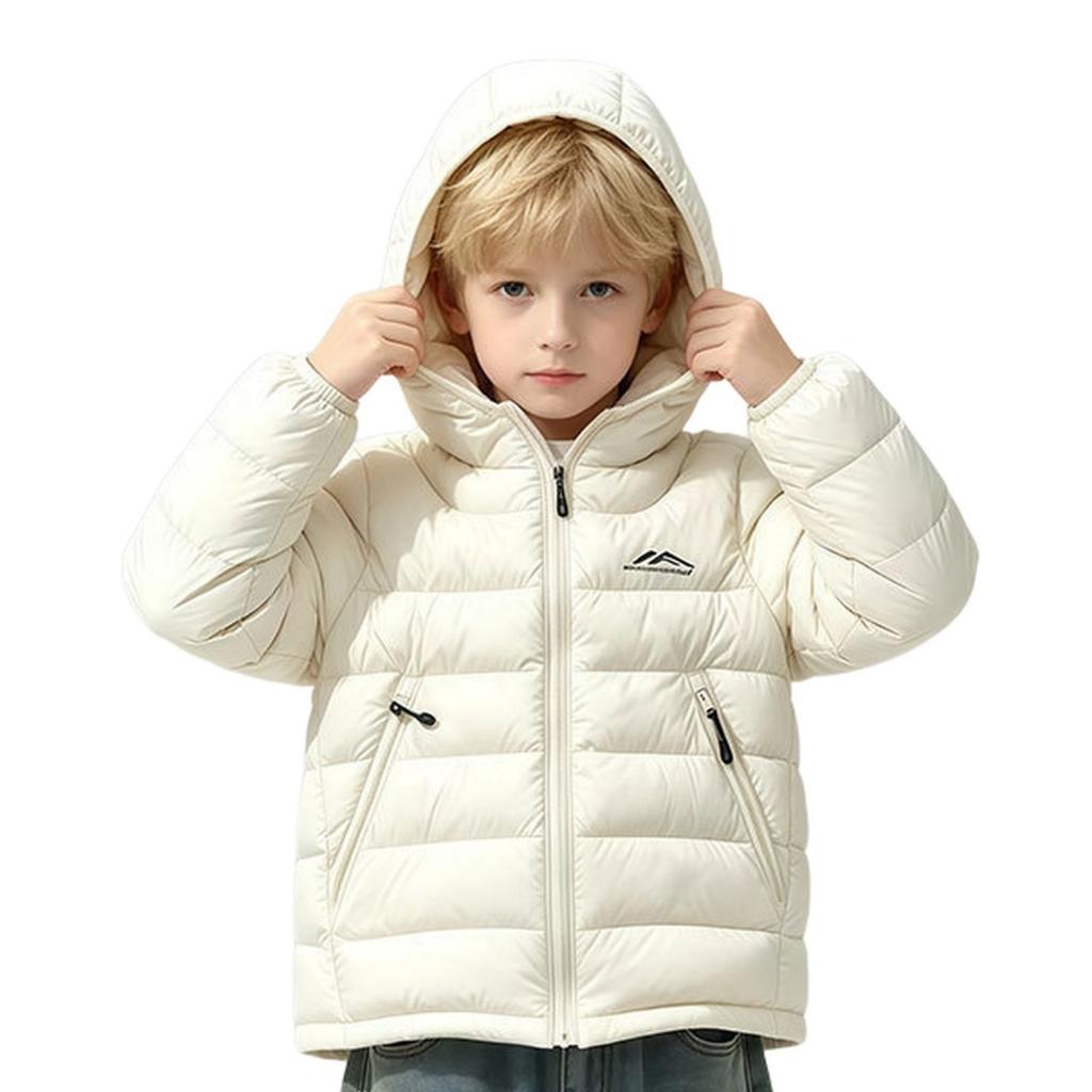 Kinder Kapuzen-Reißverschlussjacke mit Taschen für Freizeit und Outdoor-Aktivitäten