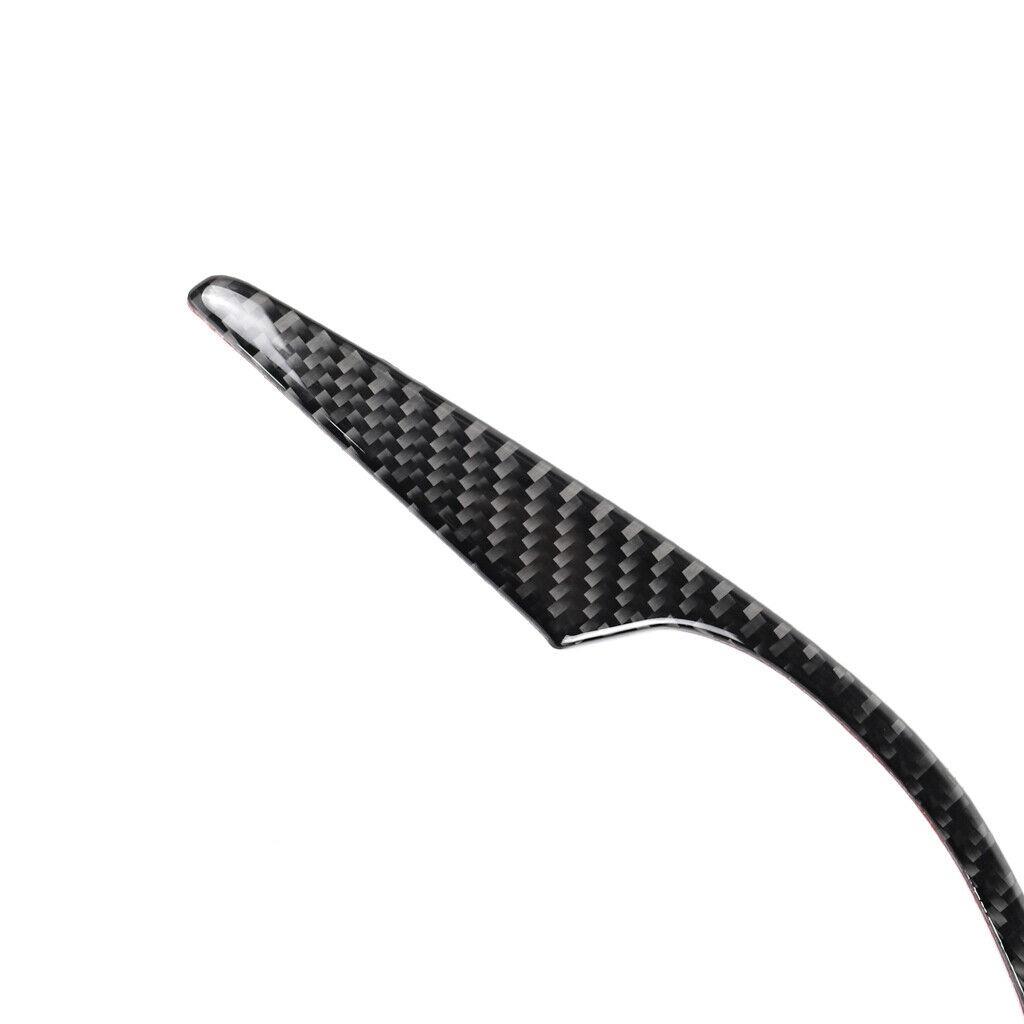 1pc Carbon Fiber Steering Wheel Trim Strip For Cadillac XT5 CT6 2016 2017 2018