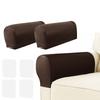 Thick Sofa Armrest Covers Soft Armrest Protector Removable Armchair Covers  Sofas