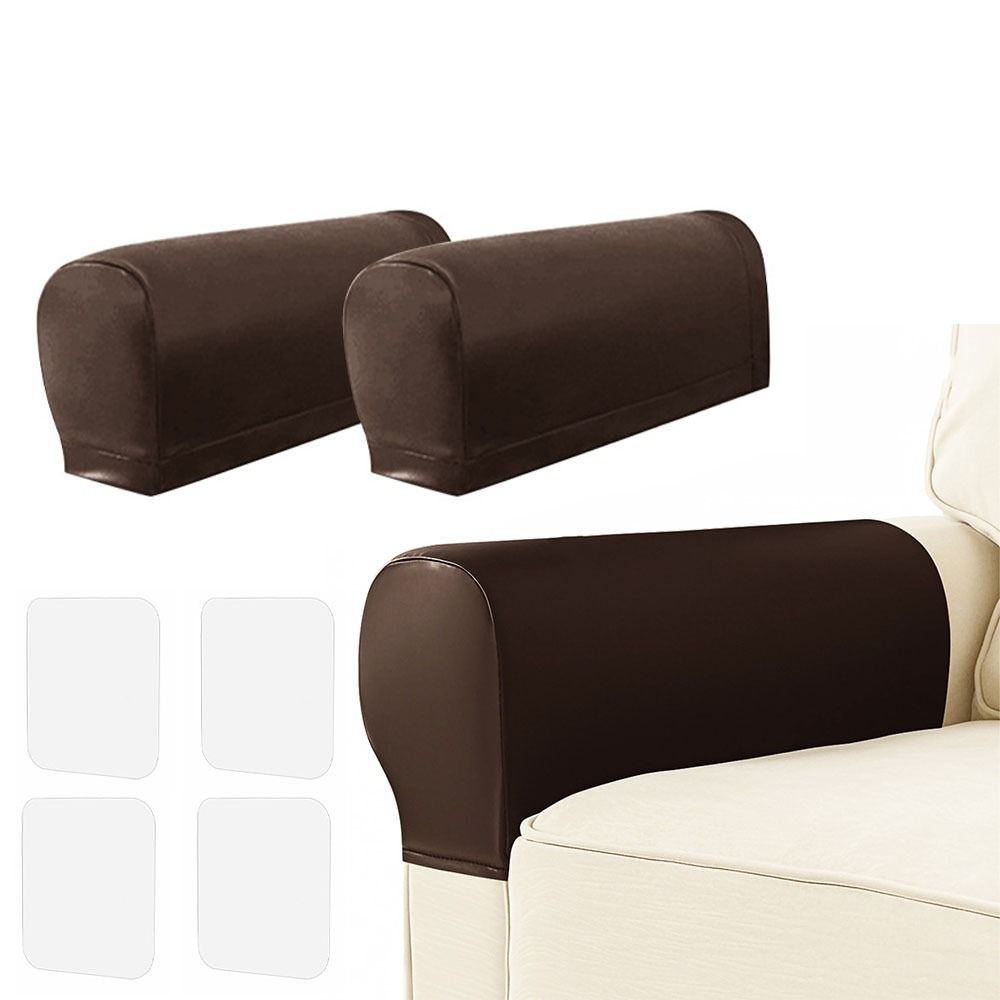 Thick Sofa Armrest Covers Soft Armrest Protector Removable Armchair Covers  Sofas