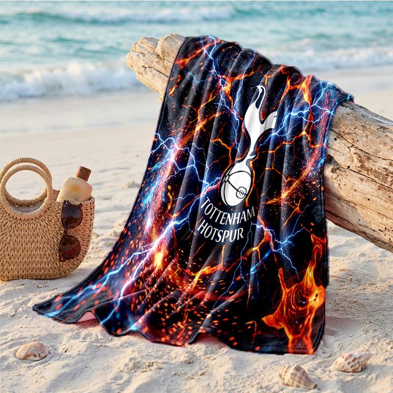 Tottenham Hotspur Print Microfiber Beach Towel Quick Dry Absorbent Large Towel For Beach Swimming Travel